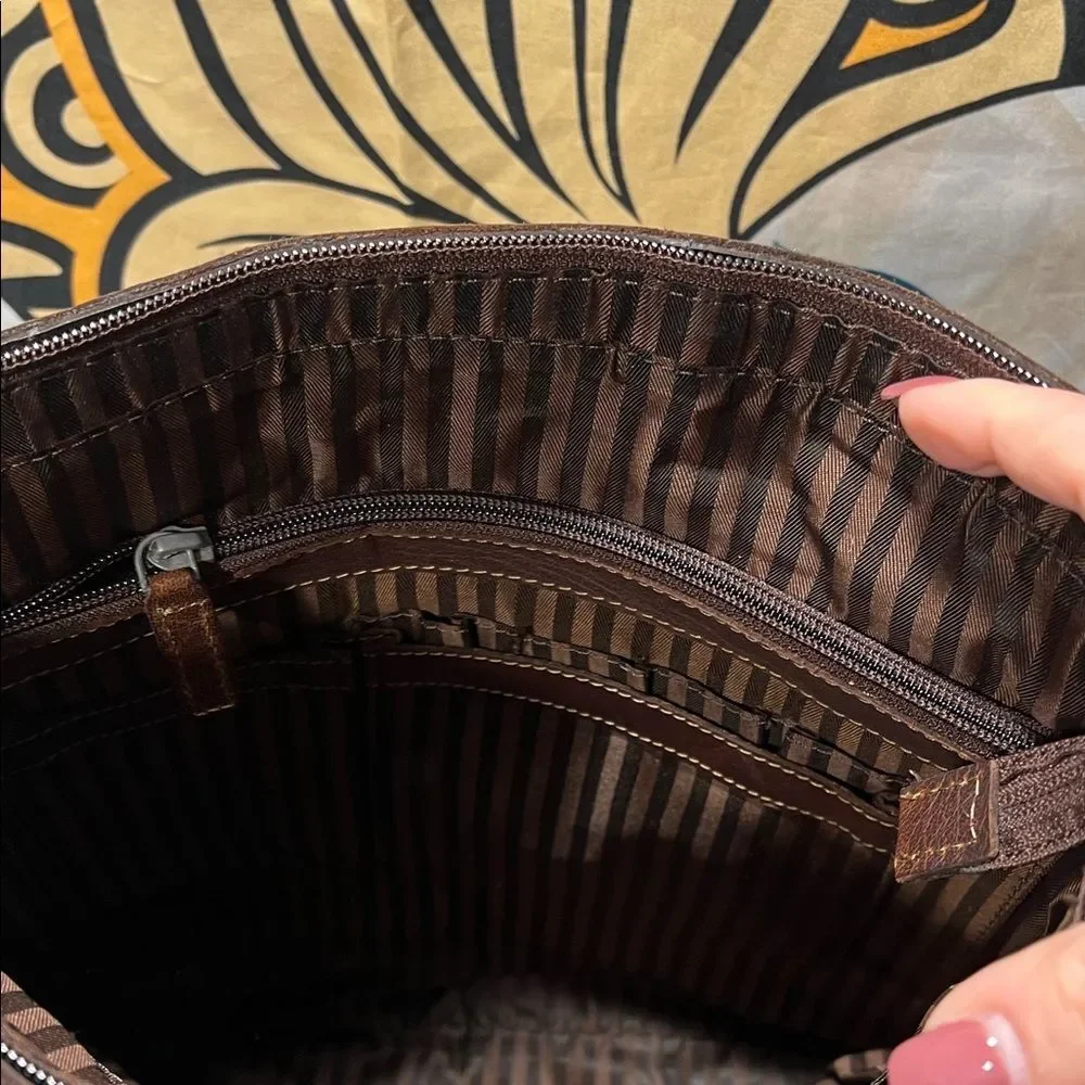 Jack Georges Dark Brown Men's Messenger Bag